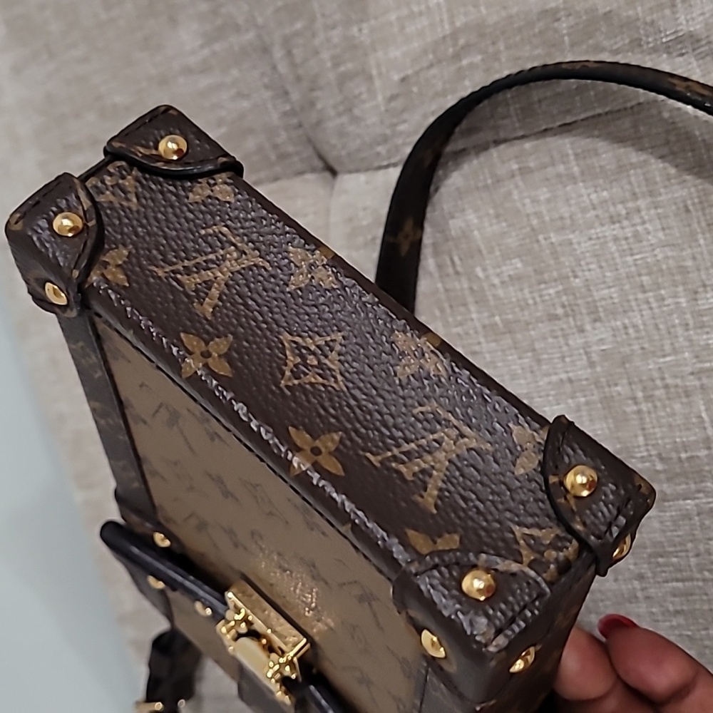 Louis  Vuitton Reverse Monogram Trunk Case Crossbody Bag - Picture 4 of 12